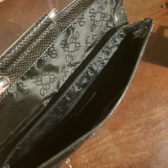 BCBGenerations Large Black Clutch - Picture 5 of 7